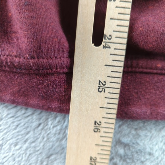 Nike Hoodie Mens Medium Maroon Full Zip Sweatshirt Athletic Logo 811710-681 - Picture 6 of 10